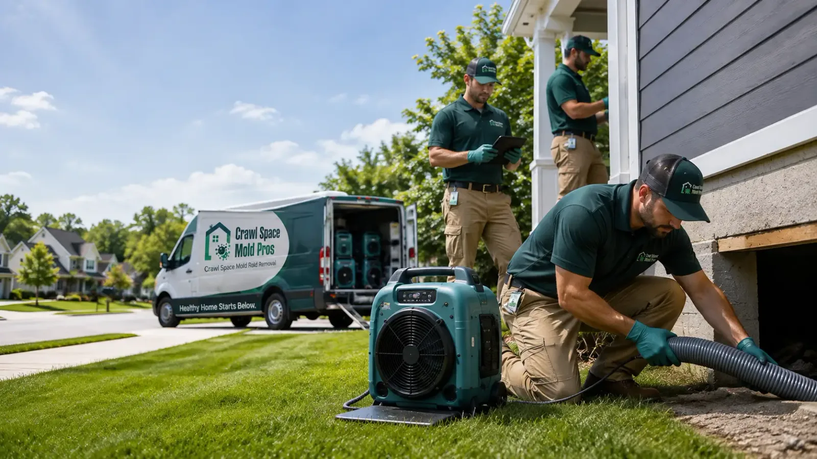 Crawl Space Mold Removal in Hydesville, CA